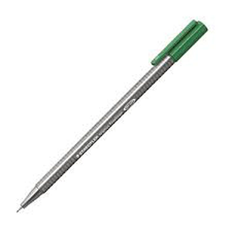 Picture of 4065 STAEDTLER TRIPLUS FINELINER GREEN MARKER 0.3